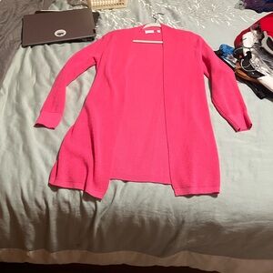 Cyrus hot pink  (raspberry?) Open Cardigan